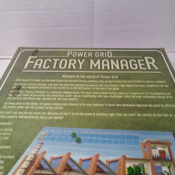 Power Grid Factory Manager Friedemann Friese Board Game Rio Grande Games - Picture 7 of 9
